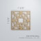 Ekena Millwork Extra Small Brownsville Decorative Fretwork Wood Wall Panels, Alder, 7 3/8"W x 7 3/8"H x 3/8"T WALW08X08X0375BNEAL - alternate 4